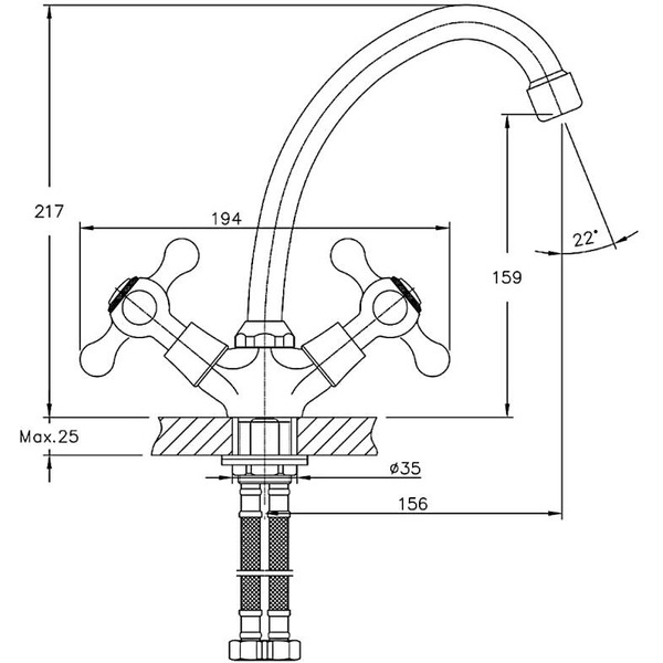 Смеситель Haiba HB4927