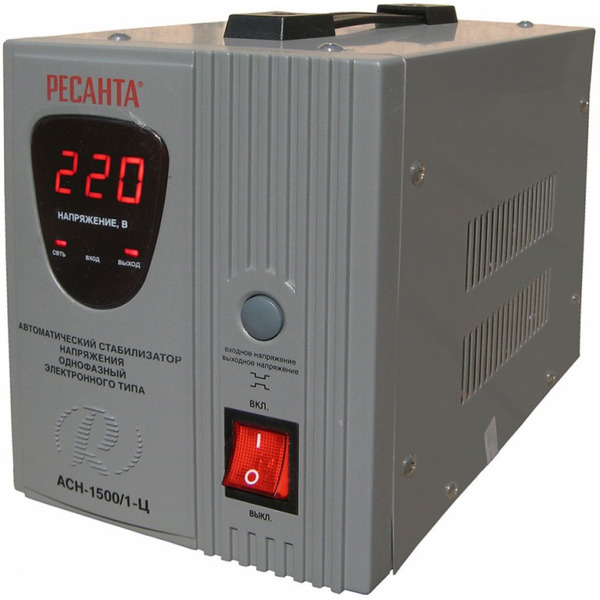 Стаблизатор напряжения Ресанта АСН-1500/1-Ц (63/6/3)