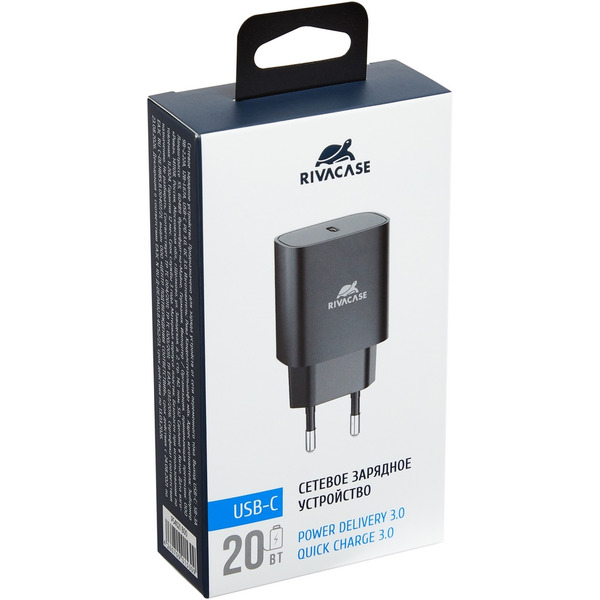 Зарядное устройство RIVACASE PS4021 (черный)