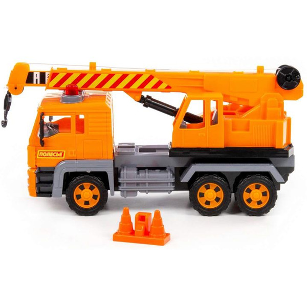 Автомобиль с краном Полесье Алмаз автомобиль-кран инерционный 86716