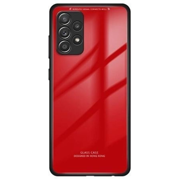 Накладка CASE Glassy для Samsung Galaxy A32 (5G) (красный)