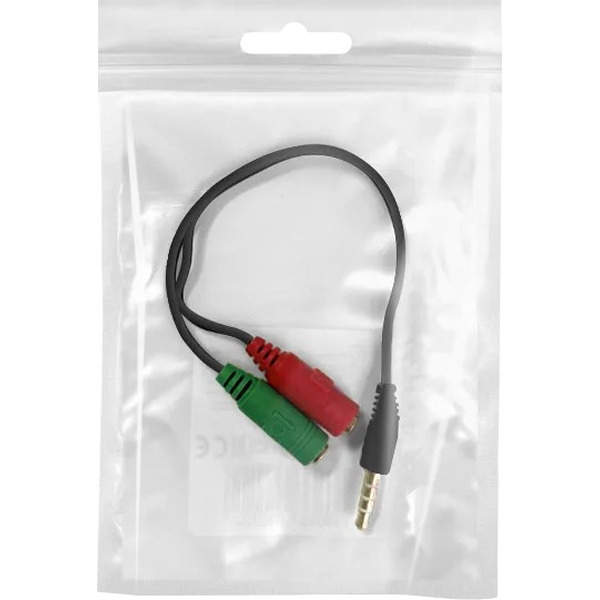 Адаптер Defender Jack 2x 3.5 mm - 3.5 mm [63012]