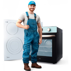 Установка комплекта эл. духового шкафа + эл. варочная поверхность