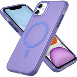 Задняя накладка CASE Translucent Strip Apple iPhone 11 (синий)