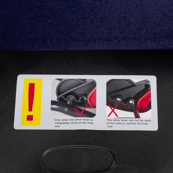 Детский шезлонг NINO Aria балансирующий (синий)