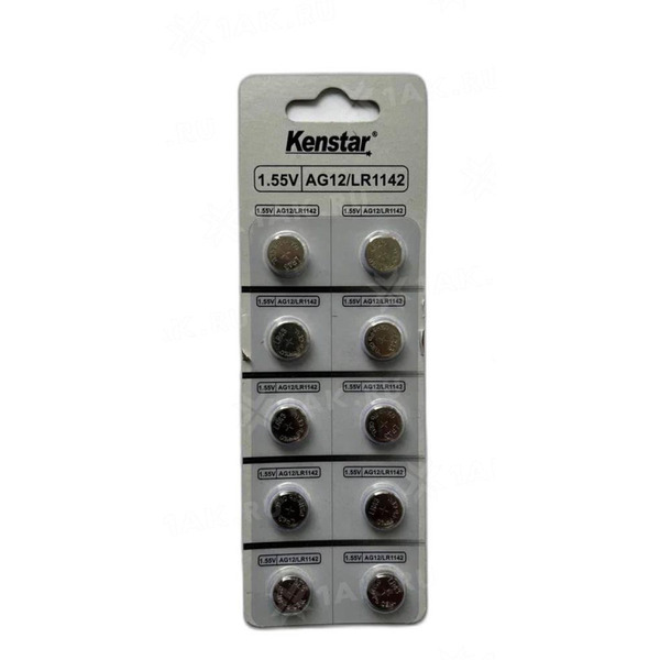 Алкалиновые батареи KENSTAR G12/LR1142/LR43/386A/186, BL-10