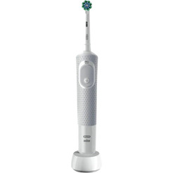 Электрическая зубная щетка Oral-B Vitality D100 Starterkit + 2 насадки (серый)