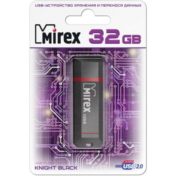 USB Flash MIREX Knight Black 32GB (13600-FMUKNT32)