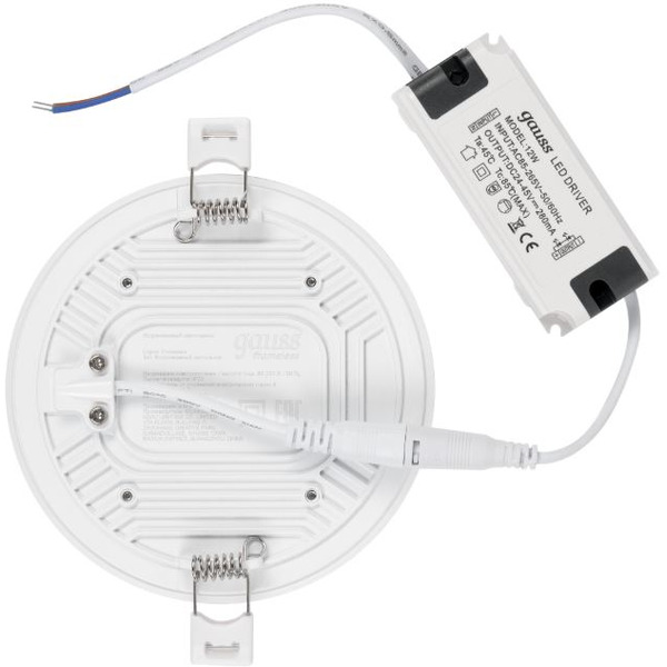 Точечный светильник Gauss Frameless 12W 4000K 967511212