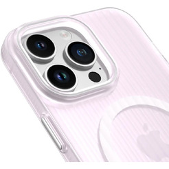 Задняя накладка CASE Translucent Strip Apple iPhone 14 Pro Max (белый)