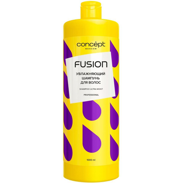 Шампунь CONCEPT Fusion увлажняющий Ultra moist, 1000 мл