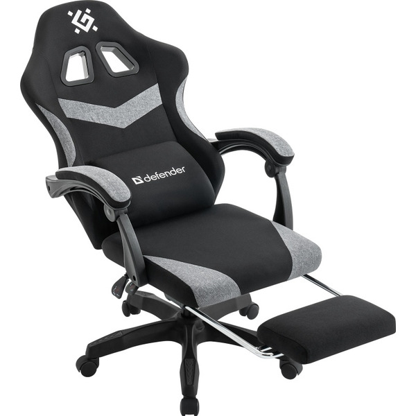Игровое кресло Defender Runa Pro (черный/серый)