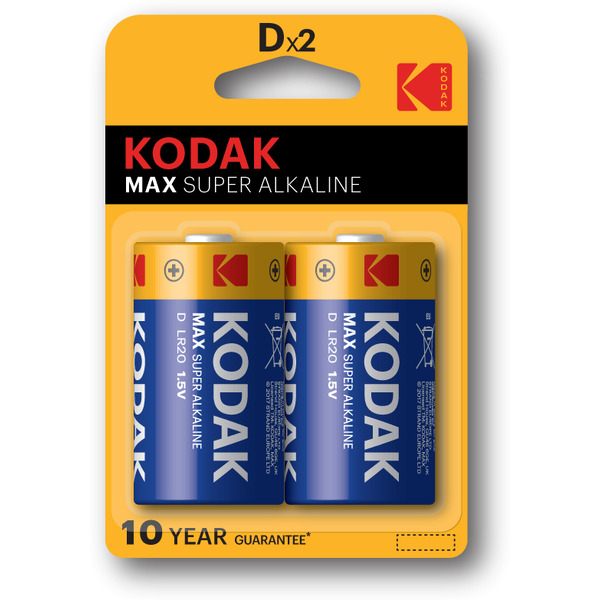 Батарейка щелочная Kodak МАХ LR20-2BL [ KD-2 ] 30952843-RU1