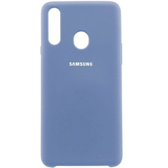 Накладка Case Matte для Samsung Galaxy A21s (голубой)