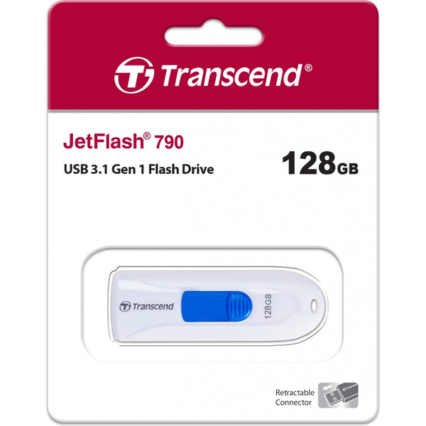 USB Flash Transcend JetFlash 790 128GB (TS128GJF790W)