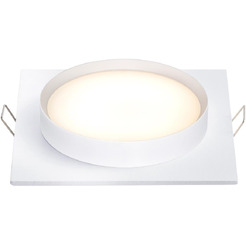Светильник встраиваемый TRUENERGY NOVA 21262 белый квадрат