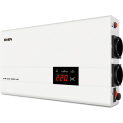 Стабилизатор напряжения SVEN AVR SLIM-2000 LCD