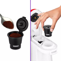 Кофеварка капсульная Kitfort КТ-7122-1