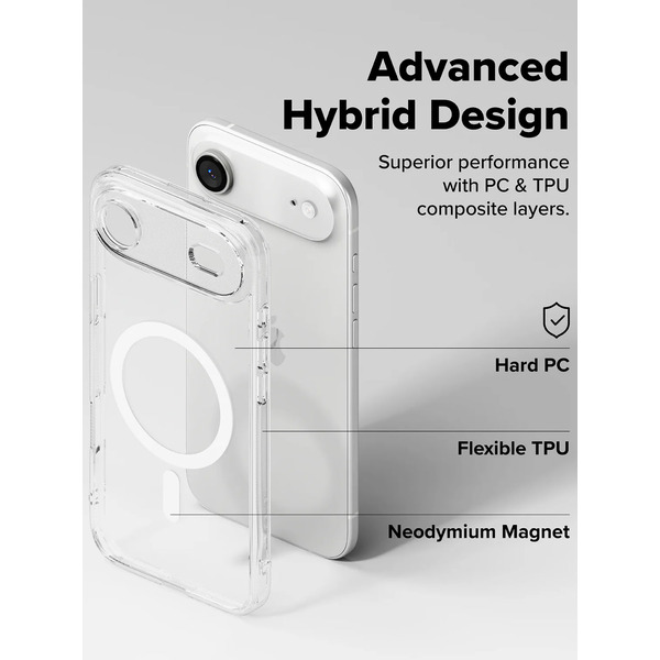 Чехол Ringke FUSION MAGNETIC для iPhone Air CLEAR