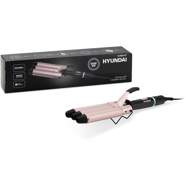 Щипцы Hyundai H-HS1477 (черный)