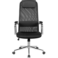 Кресло офисное SITUP ALFA chrome (сетка Black / Black)