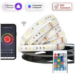 Умная светодиодная лента Connect  EKF slswf-3-rgbw