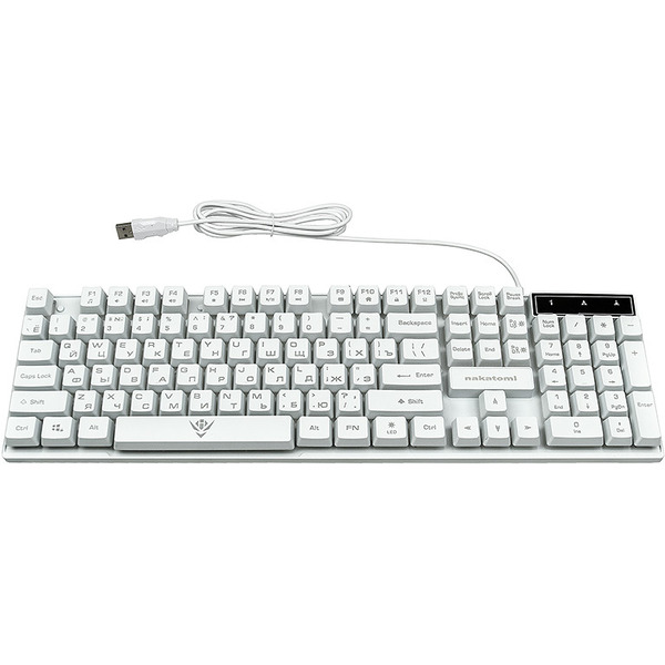 Клавиатура Nakatomi KG-23U (белый)