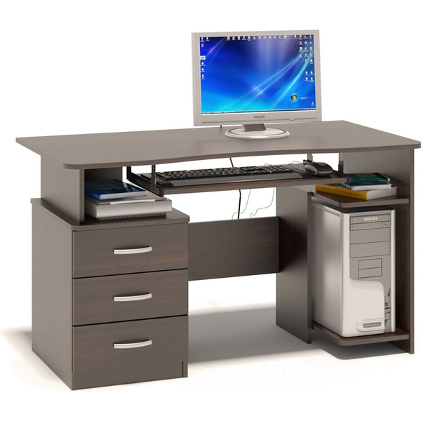 Компьютерный стол Сокол-Мебель КСТ-08.1 (венге)