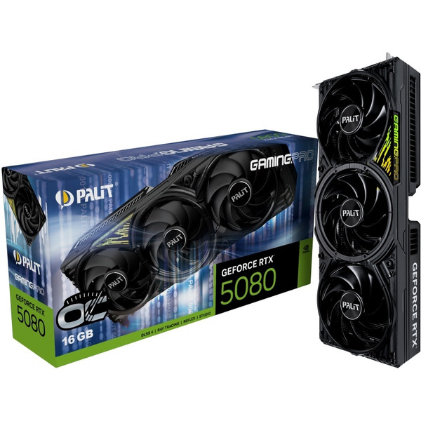Видеокарта Palit GeForce RTX 5080 GamingPro OC NE75080S19T2-GB2031A