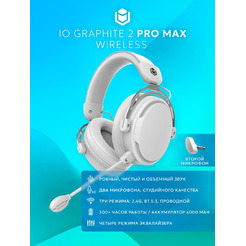 Наушники IO by Red Square Graphite 2 Pro Max Wireless (белый)