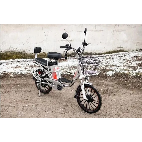 Электровелосипед AVM E-ALFA 20 Pro (серебристый)