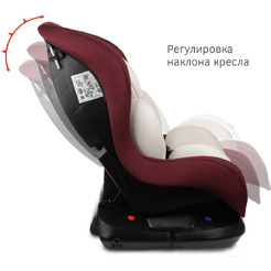 Детское автокресло Siger Наутилус Lux KRES4013 (бархатный гранат)