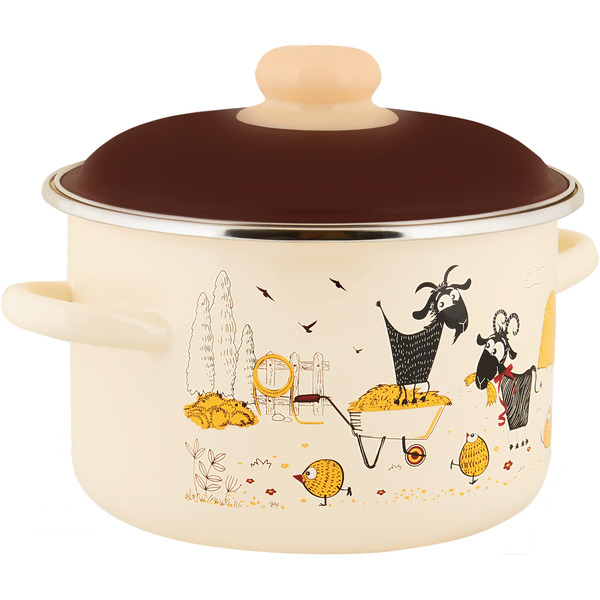 Кастрюля Appetite Подворье 6RD181M