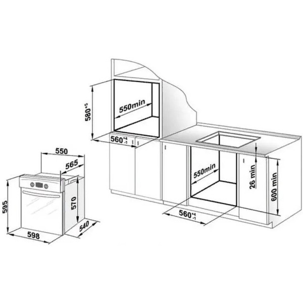 Духовой шкаф Gefest ДА 622-02 К152