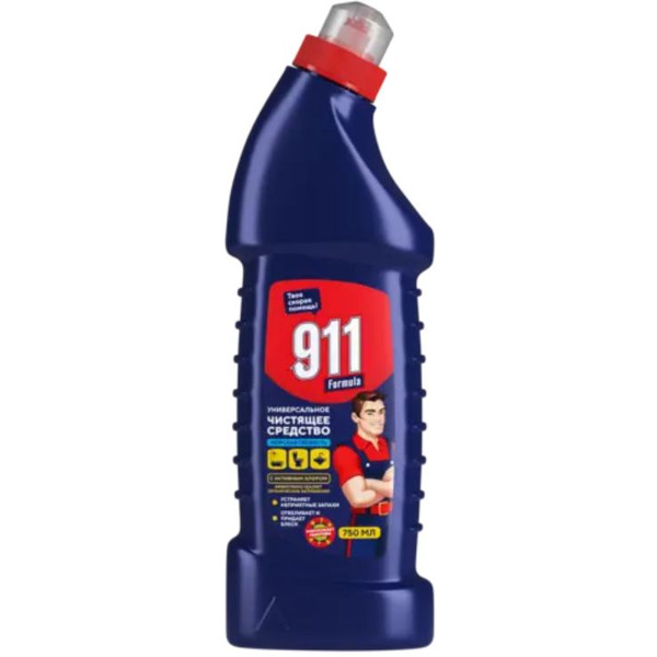 Средство чистящее универсальное 911 Гель Морская свежесть 750 мл  0111039307