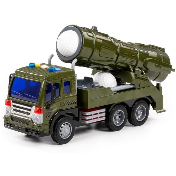 Автомобиль с зенитно-ракетной установкой инерционный Полесье Сити 95329