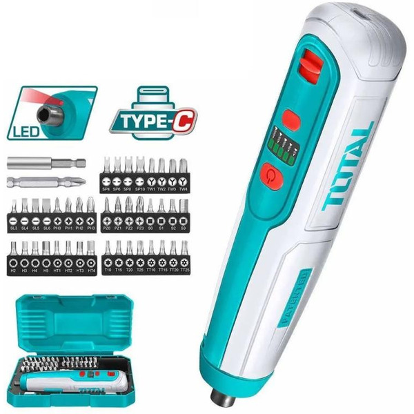 Отвертка аккумуляторная TOTAL TSDLI0406