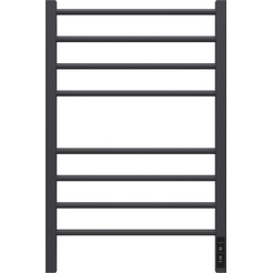 Полотенцесушитель Granula Квадро Сплит 50х80 (терморегулятор с таймером черный матовый)