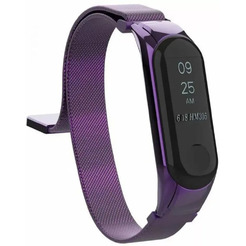 Ремешок Bingo Magnetic для Xiaomi Mi Band 3/4 (фиолетовый)