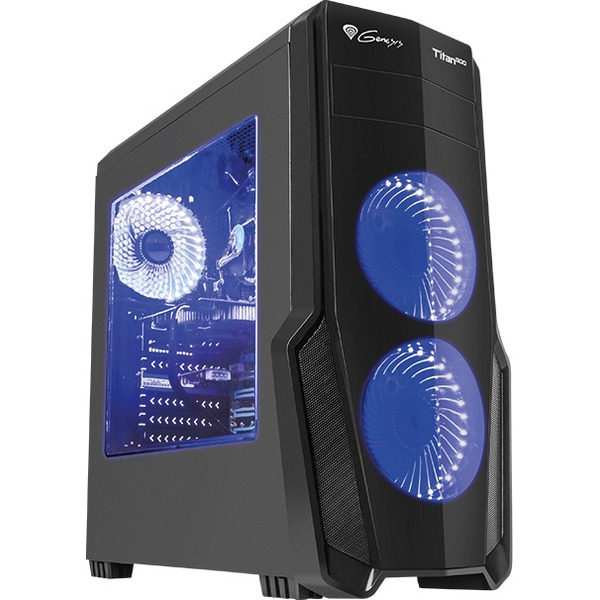 Корпус для компьютера GENESIS Titan 800 Blue Midi NPC-1129