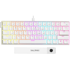 Клавиатура AJAZZ NK61 Red Switch (белый)