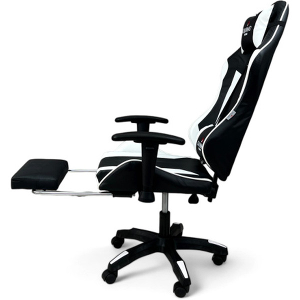 Игровое кресло Calviano 1585 (черный/белый)