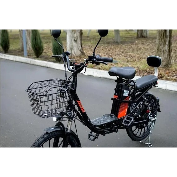 Электровелосипед AVM E-ALFA 20 Pro (черный)