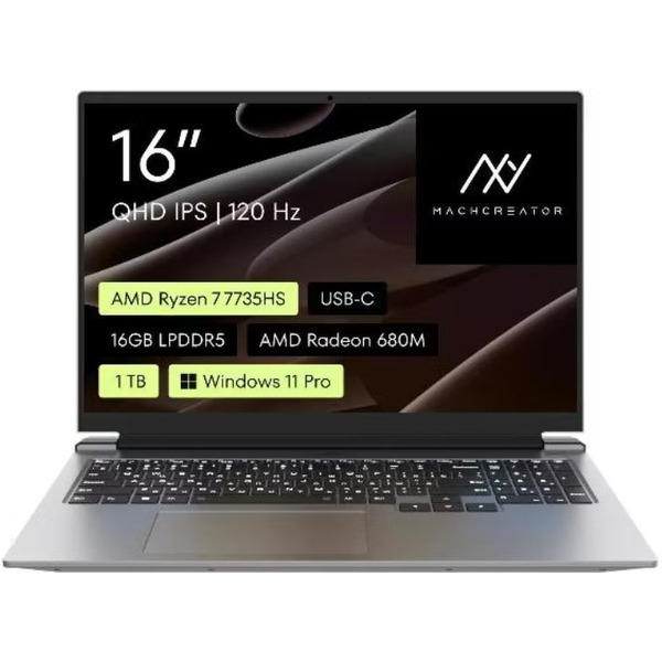 Ноутбук Machcreator Vision L16 SE Grey JJ00G500HRU