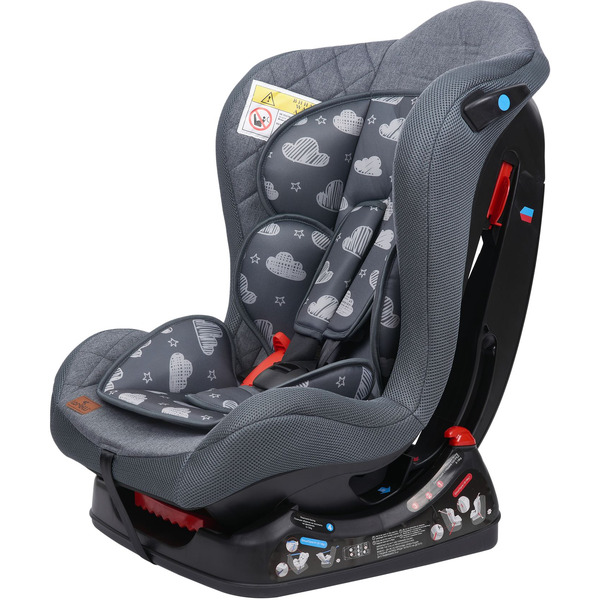 Детское автокресло Lorelli Falcon (grey clouds)