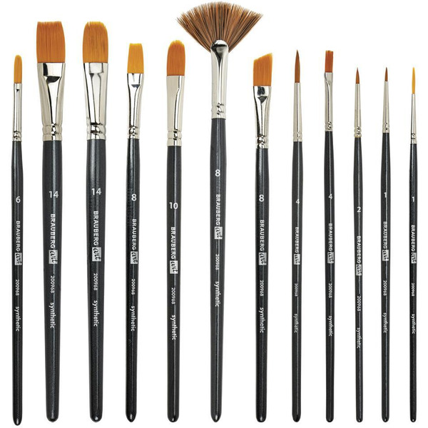 Набор кистей BRAUBERG Art Classic 200968 (12 шт)