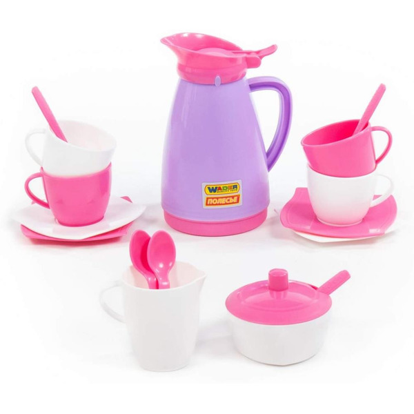 Набор детской посуды Полесье "Алиса" на 4 персоны (Pretty Pink)