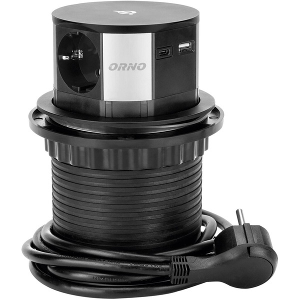 Блок розеточный Orno OR-GM-9017-B 1,8 м