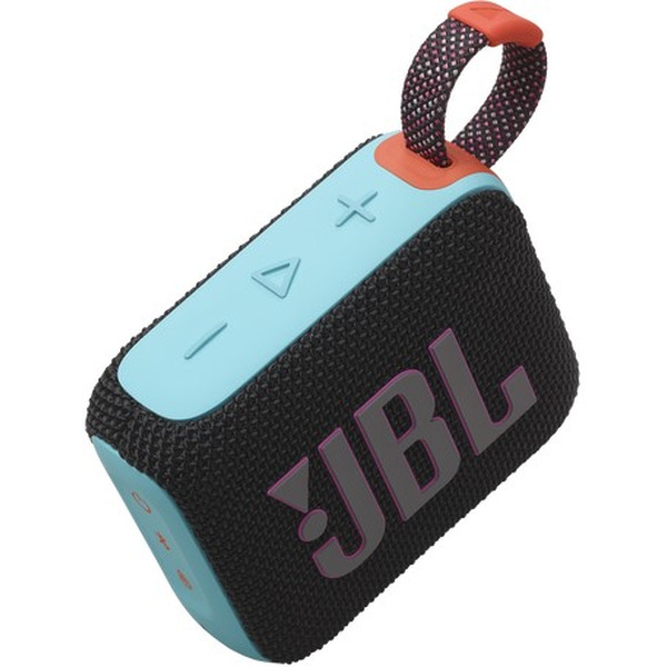 Беспроводная колонка JBL Go 4 (черный/оранжевый)