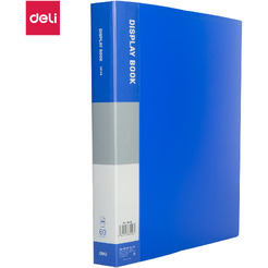 Папка на 60 файлов DELI 38148BLUE